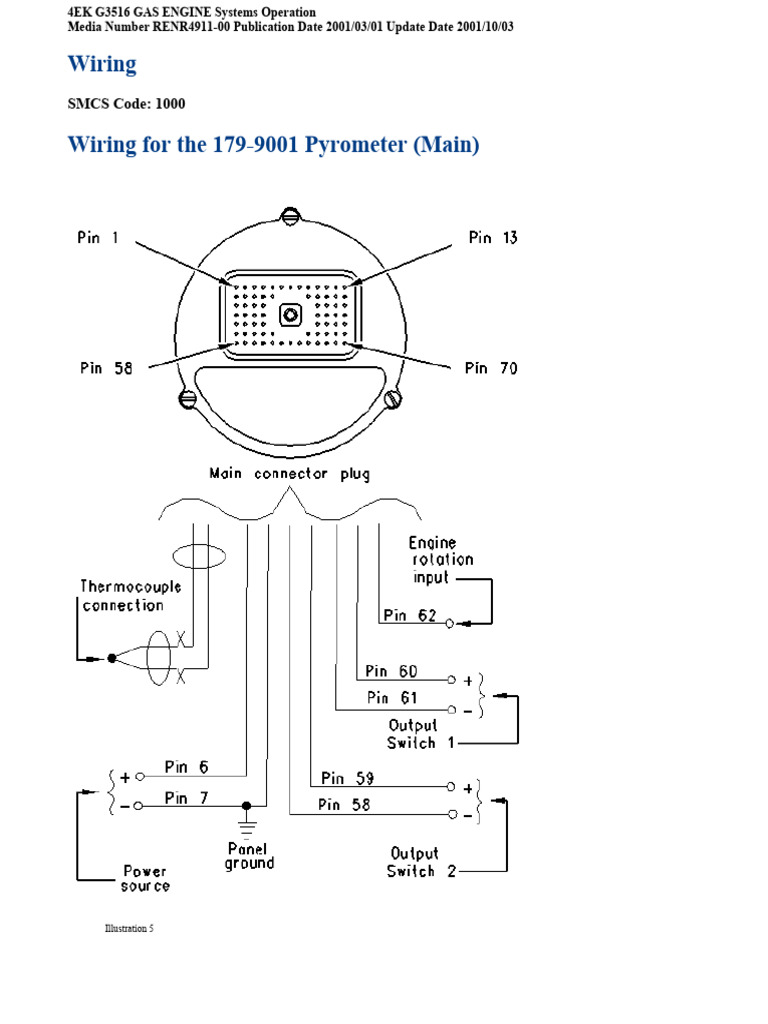 04 - 1799001 PYROMETER - Wiring (Main) | PDF | Chess Openings | Chess