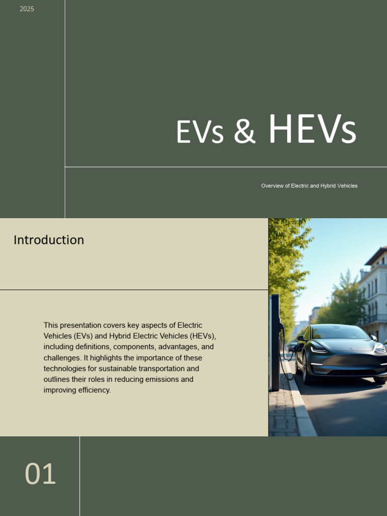 EVs & HEVs | PDF | Electric Vehicle | Hybrid Vehicle