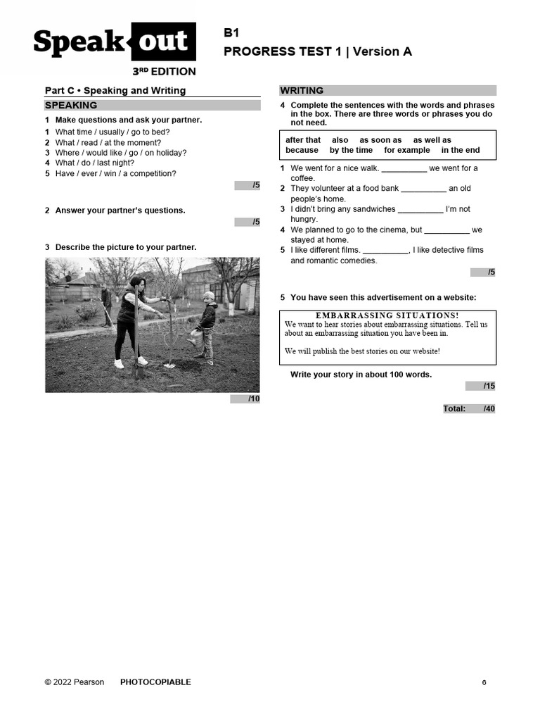 SO3 B1 Progress Test 1A PDF-sayfalar-3 | PDF | Linguistics
