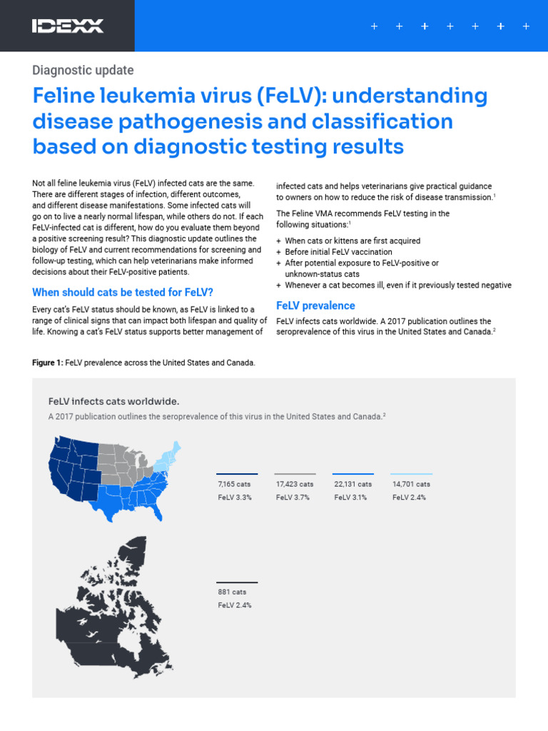 Feline Leukemia Virus: Diagnosis & Management | PDF | Infection | Virus