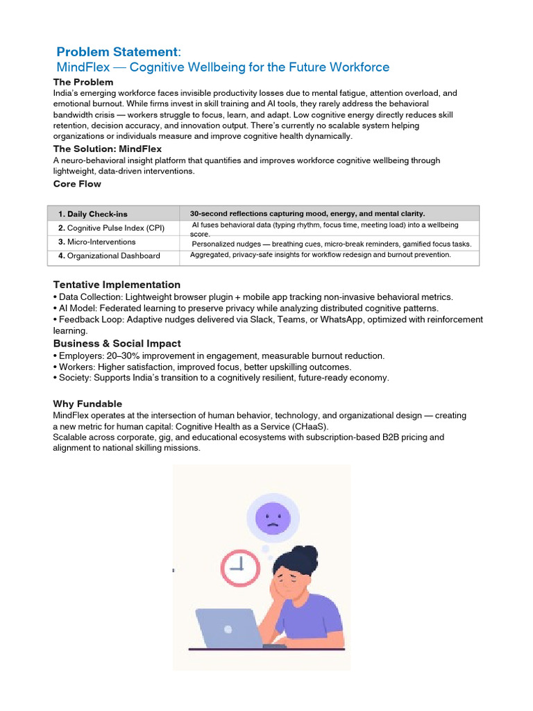 MindFlex: Boosting Workforce Cognitive Health | PDF