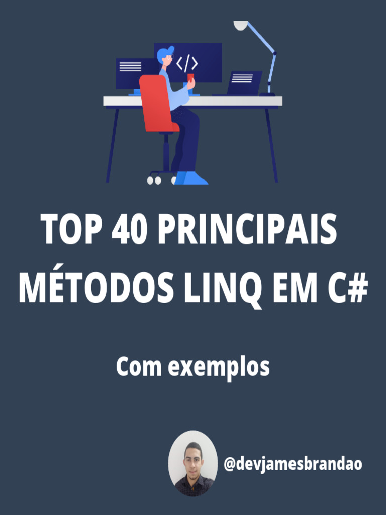 40 Métodos LINQ Essenciais em C# | PDF | Sequência | C Sharp (linguagem ...