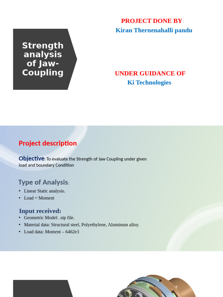 Jaw Coupling Strength Analysis Report | PDF