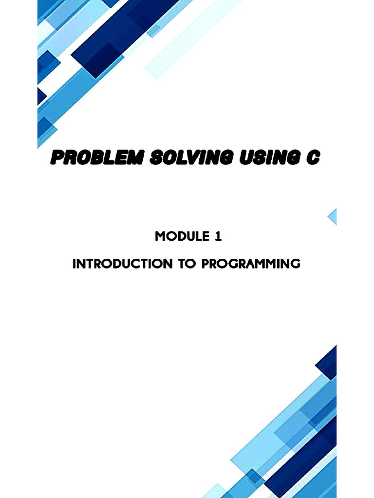 Module 1 Notes | PDF