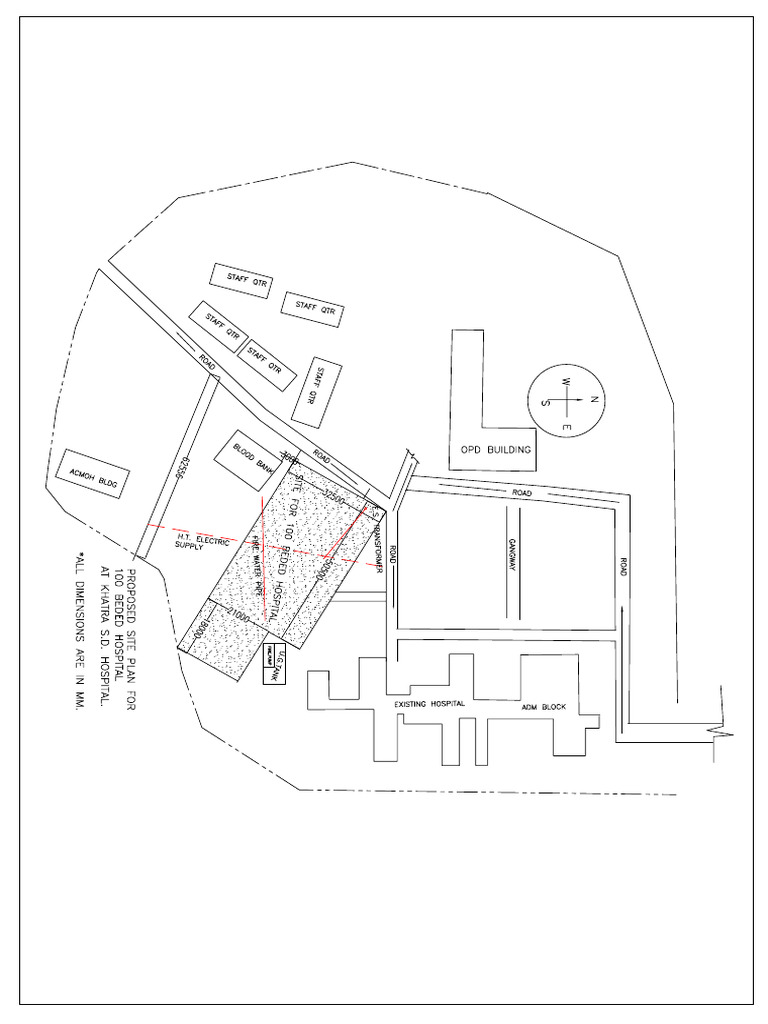 SD Hospital Layout A3 | PDF