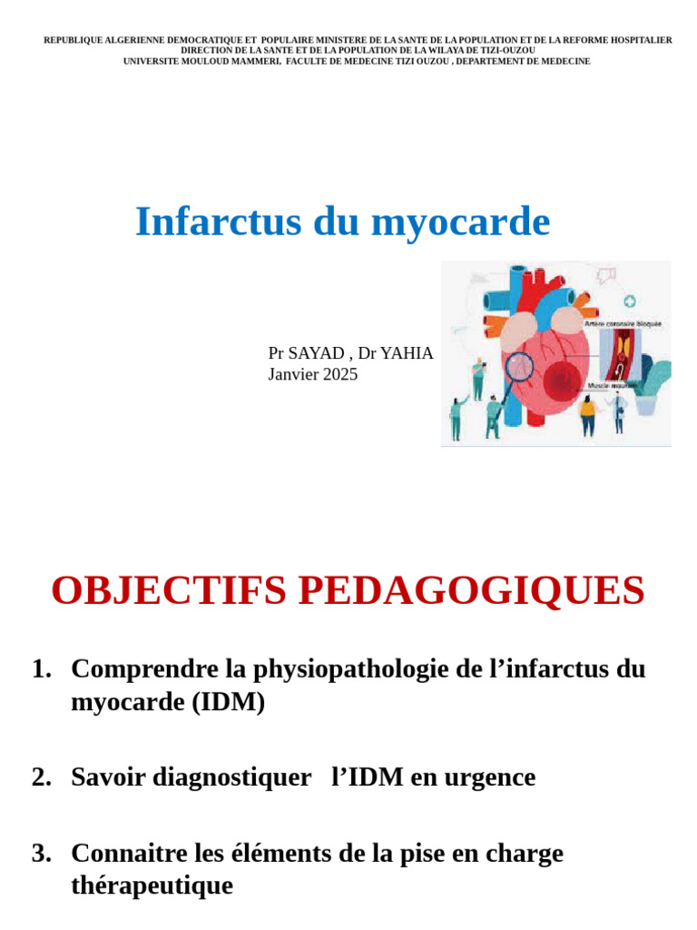 Comprendre l'infarctus du myocarde | PDF | Infarctus du myocarde ...