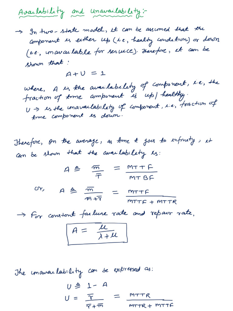 Power System Reliability 1 | PDF
