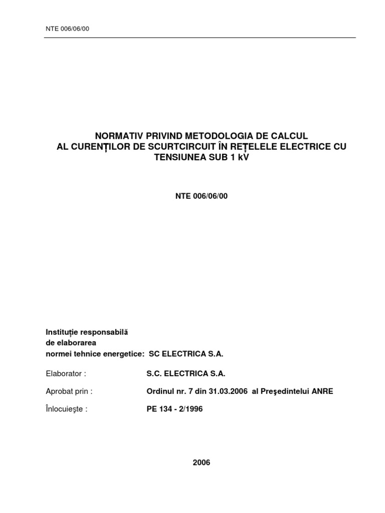 NTE006 - Final Calcul Isc | PDF