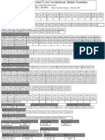 Central Railway Timetable