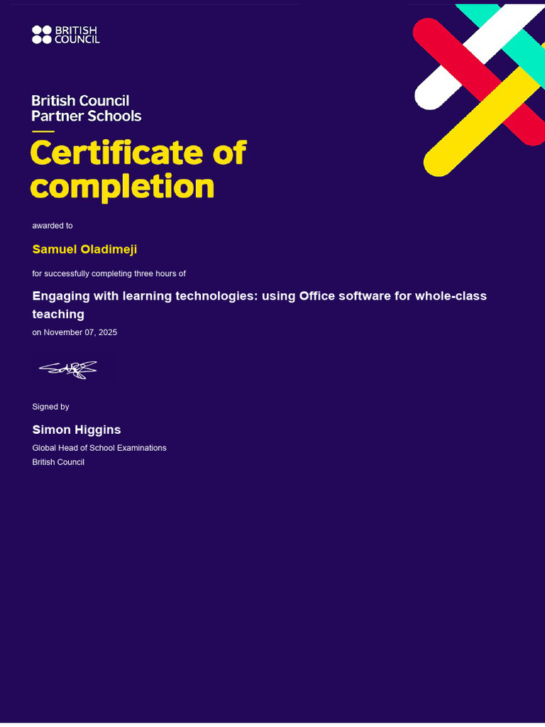 Course Certificate | PDF