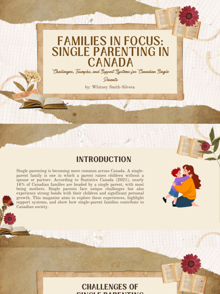 Families in Focus Single Parenting in Canada | PDF | Single Parent ...