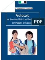 Protocolo de Atencion Al Niño y Adolescente Con Diabetes en Extremadura