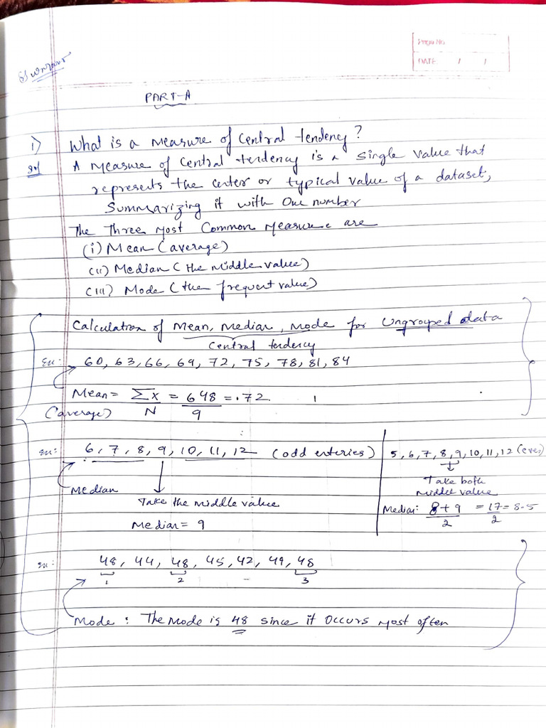 Handwriting Bed notes | PDF | Accuracy And Precision | Educational ...