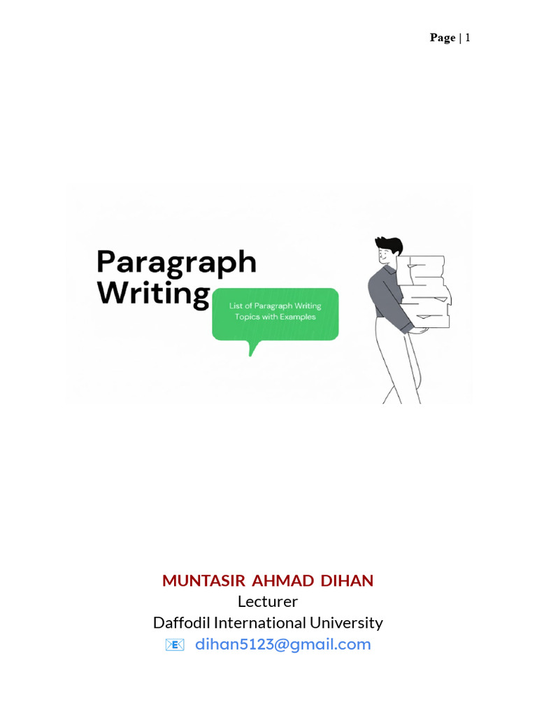 Effective Paragraph Structure Guide | PDF | Courage