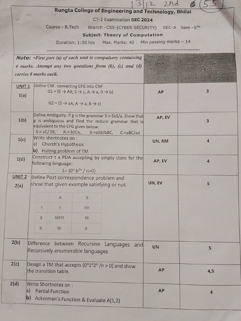 CT 2 | PDF