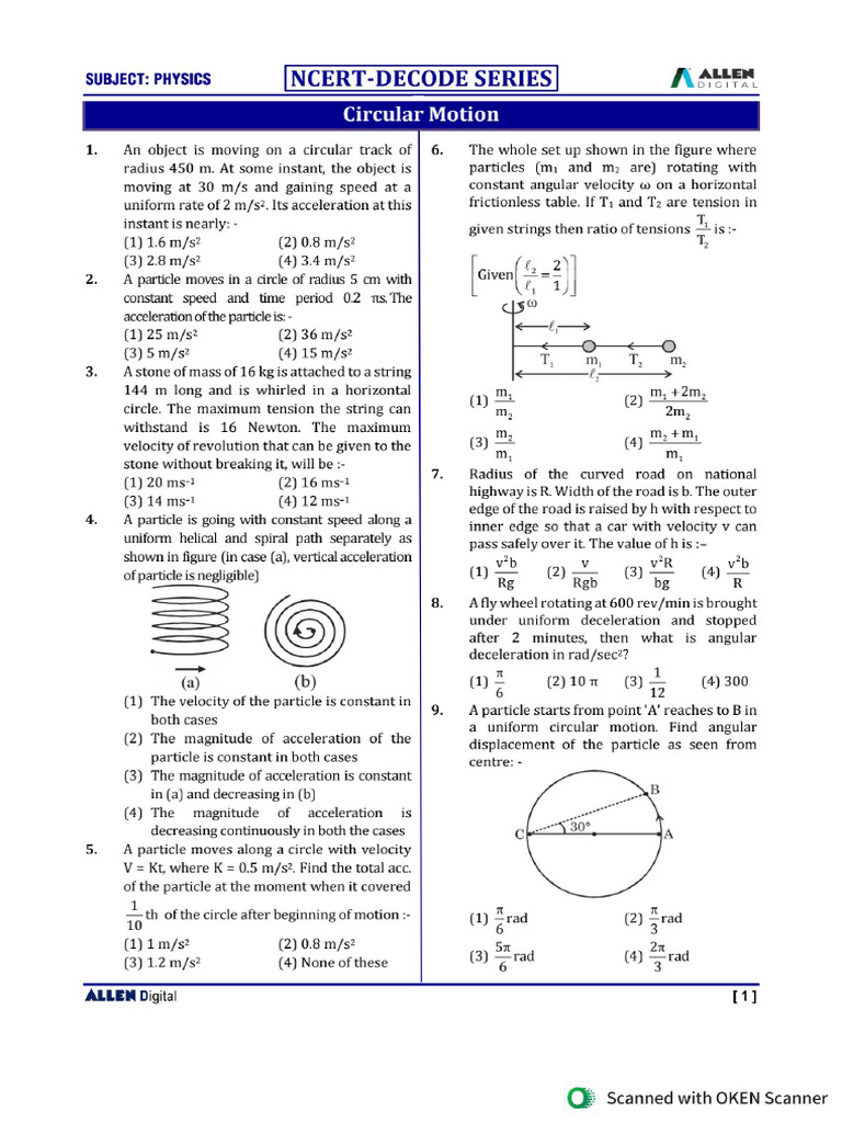 Allen Ncert Physics Decode | PDF