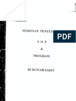 Pedoman Penyusunan Sop Program Di RS