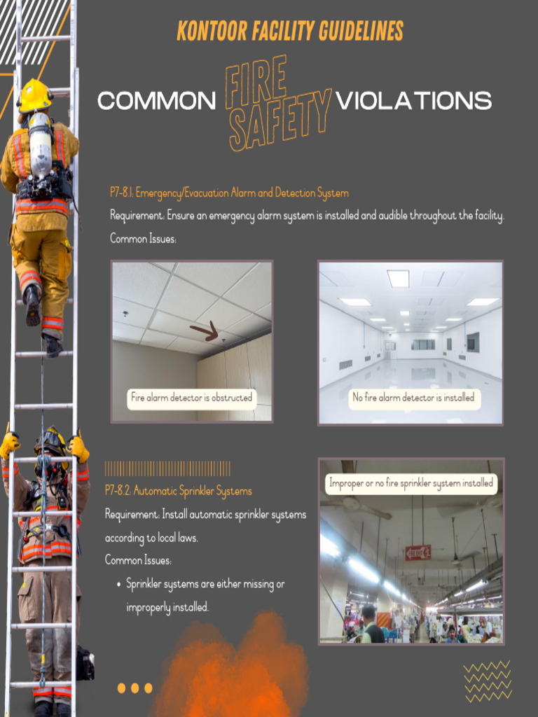 Fire Safety Compliance Guidelines | PDF | Aisle | Fire Sprinkler System