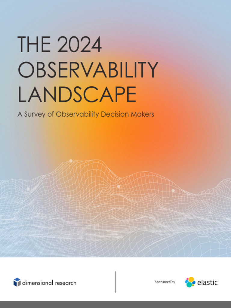 2024 Observability Landscape Insights | PDF | Cloud Computing ...