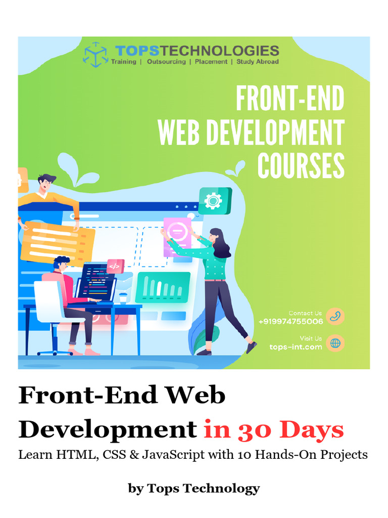 Front-End Web Development by Tops Technology: Learn HTML, CSS & JS ...