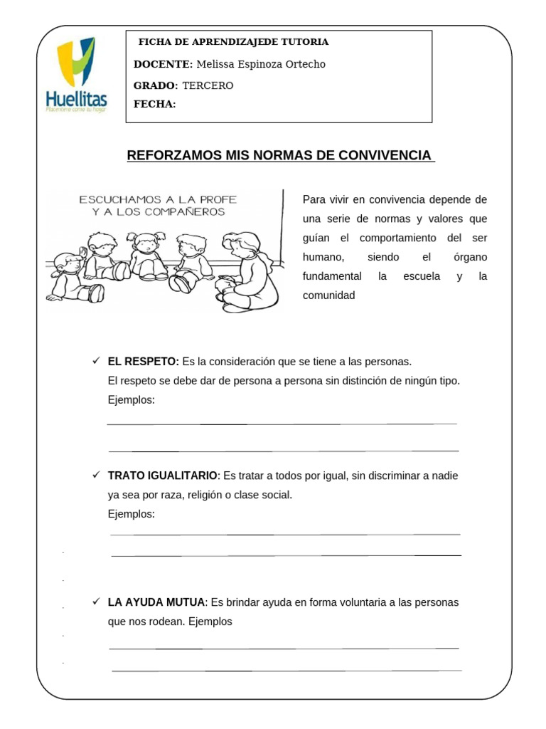 Normas de Convivencia y Respeto | PDF