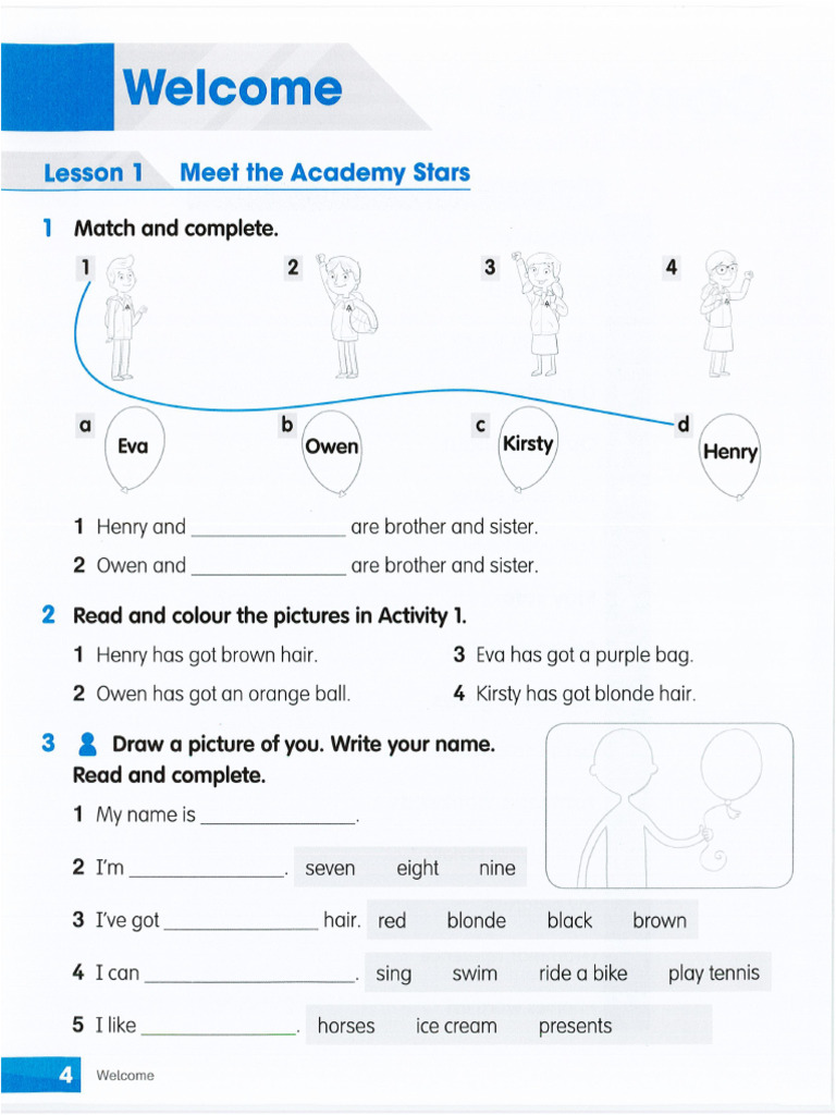 Academy Stars 2 WB (Unit 1-4) | PDF
