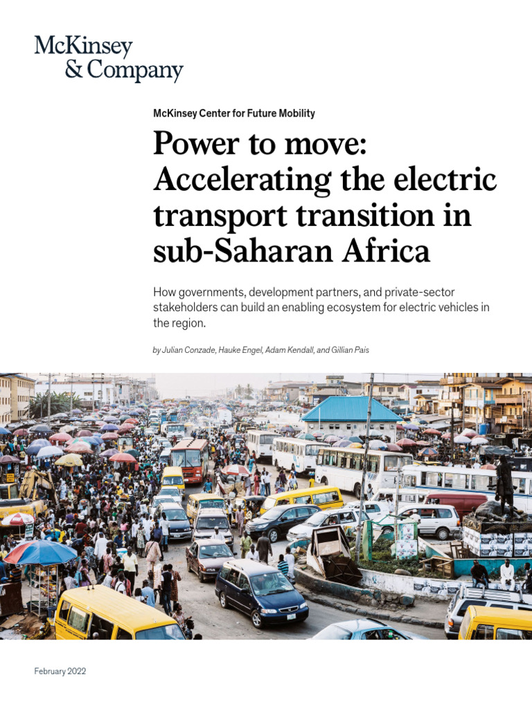Electric Vehicle Transition in Africa | PDF | Electric Vehicle ...