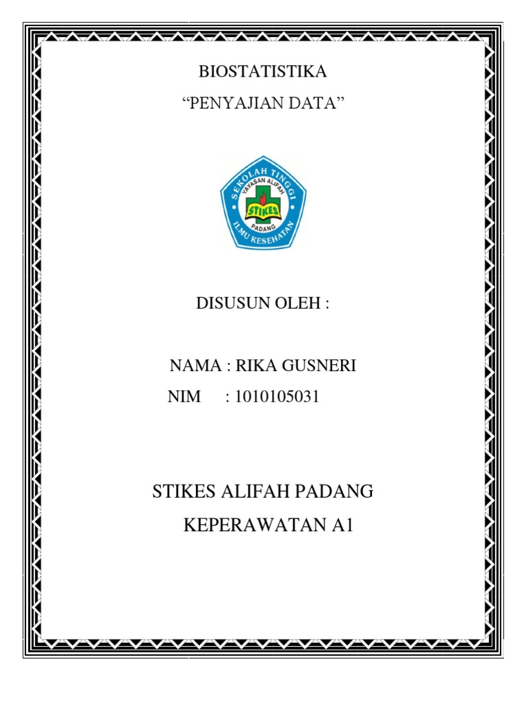 Makalah Penyajian Data