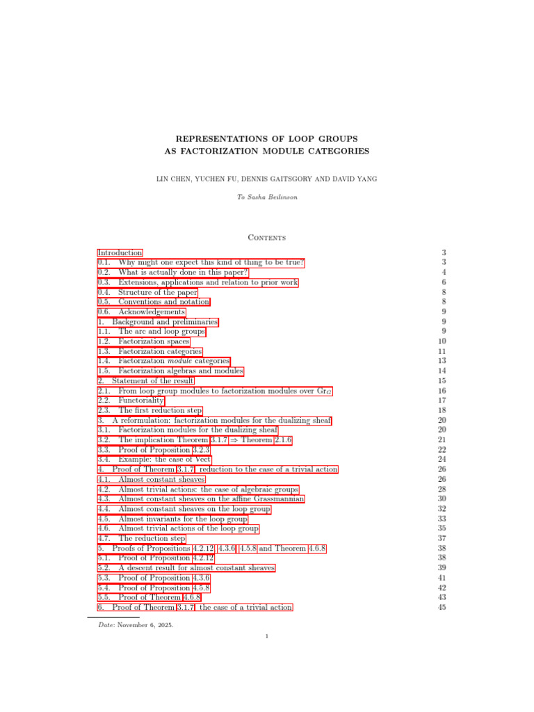Representations of Loop Groups As Factorization Module Categories | PDF ...