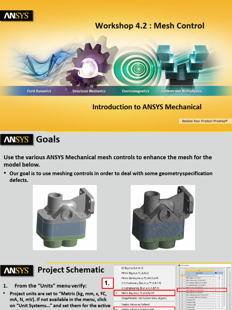 ANSYS Mechanical Mesh Control Guide | PDF