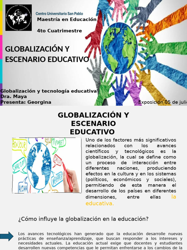 Globalización y su Impacto en Educación | PDF | Globalización ...