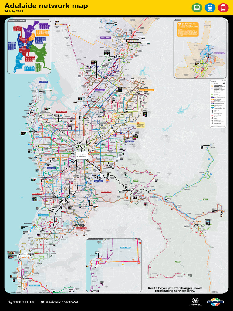 Adelaide Network Map Overview | PDF