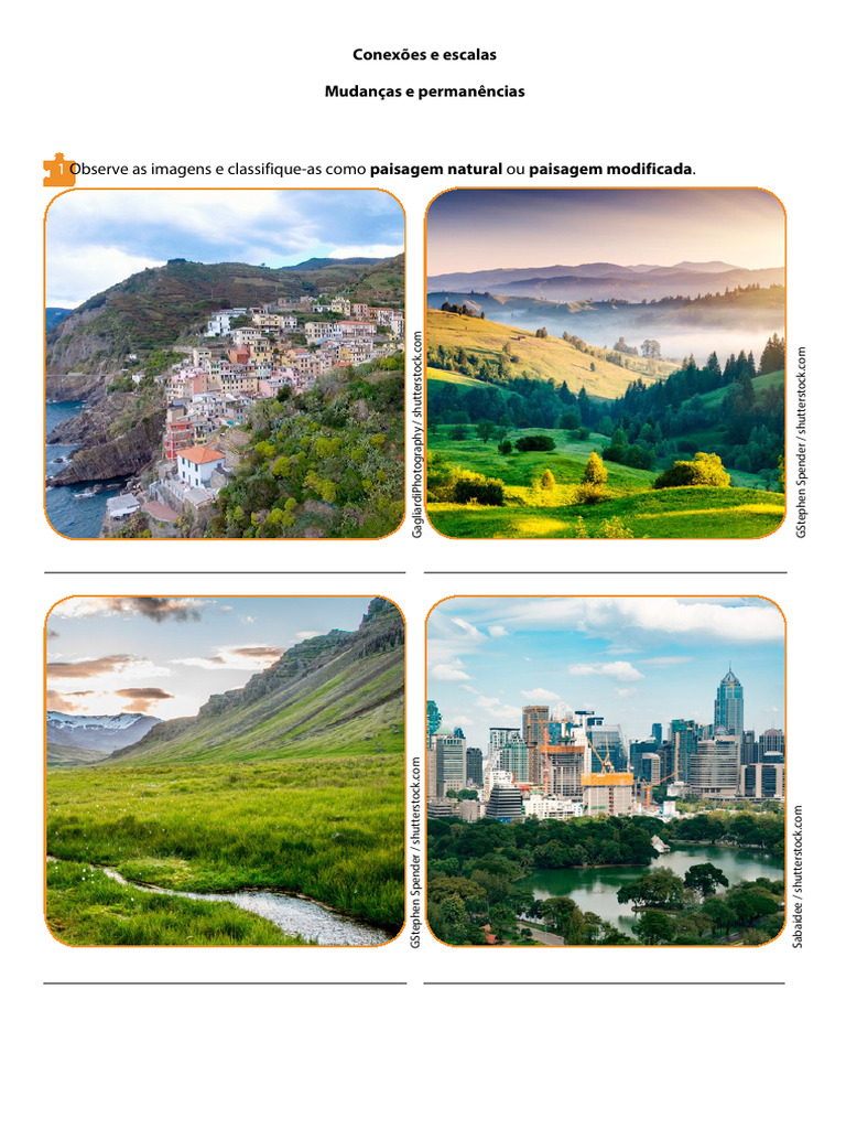 Paisagens Naturais e Modificadas | PDF | Paisagem