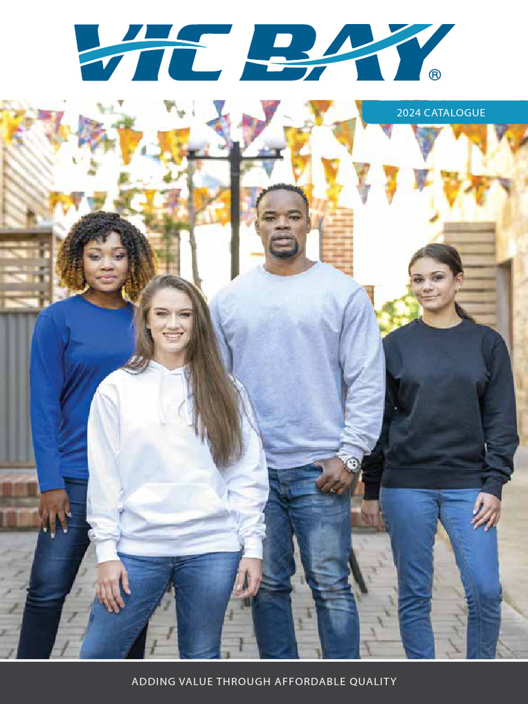 Vic Bay 2024 Clothing Catalogue | PDF | T Shirt | Knitting