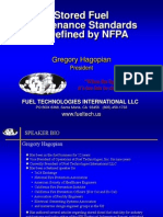 Stored Fuel Maintenance Standards As Defined by NFPA: Gregory Hagopian