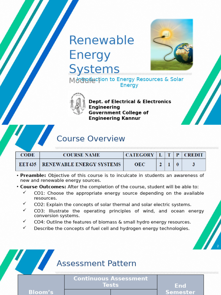 Introduction to Renewable Energy Systems | PDF | Distributed Generation ...