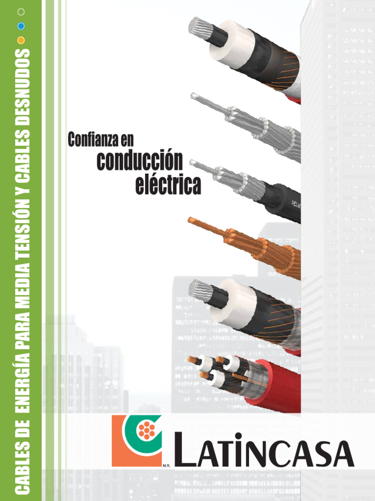 Cables de Energía y Conductores Desnudos | PDF | Conductor electrico ...