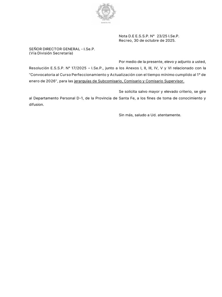 Resol y Demas Convoc 2026 Com Sup, Com, Subcom | PDF | Policía | Accion ...