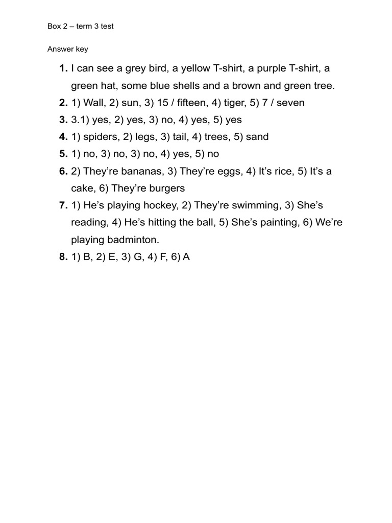 Term 3 Practice Test AK | PDF