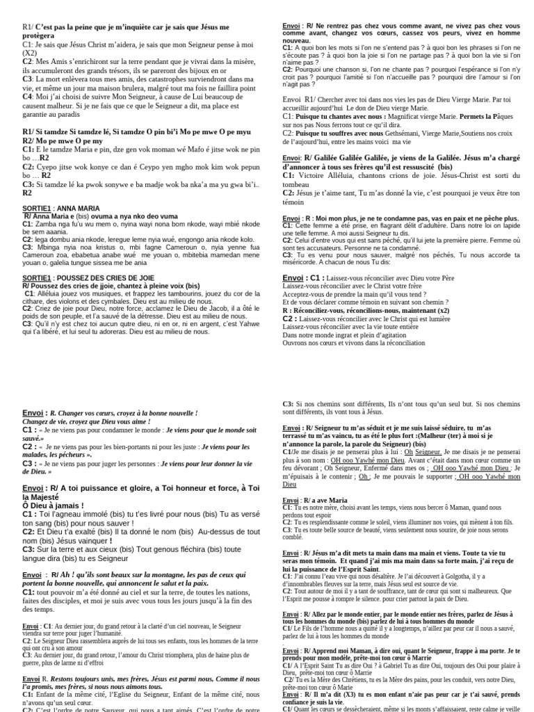 Foi et Réconciliation en Christ | PDF | Saint-Esprit | Marie, mère de Jésus
