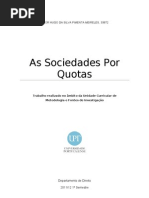 Sociedades Quotas