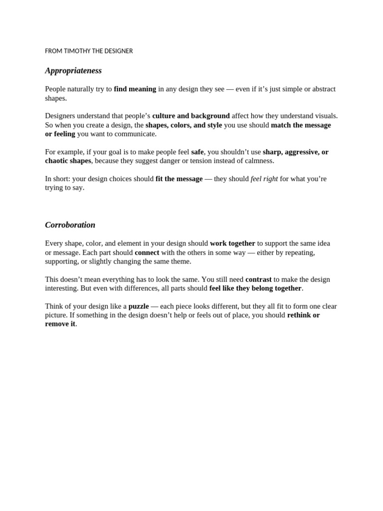 Designing Meaningful Visuals | PDF