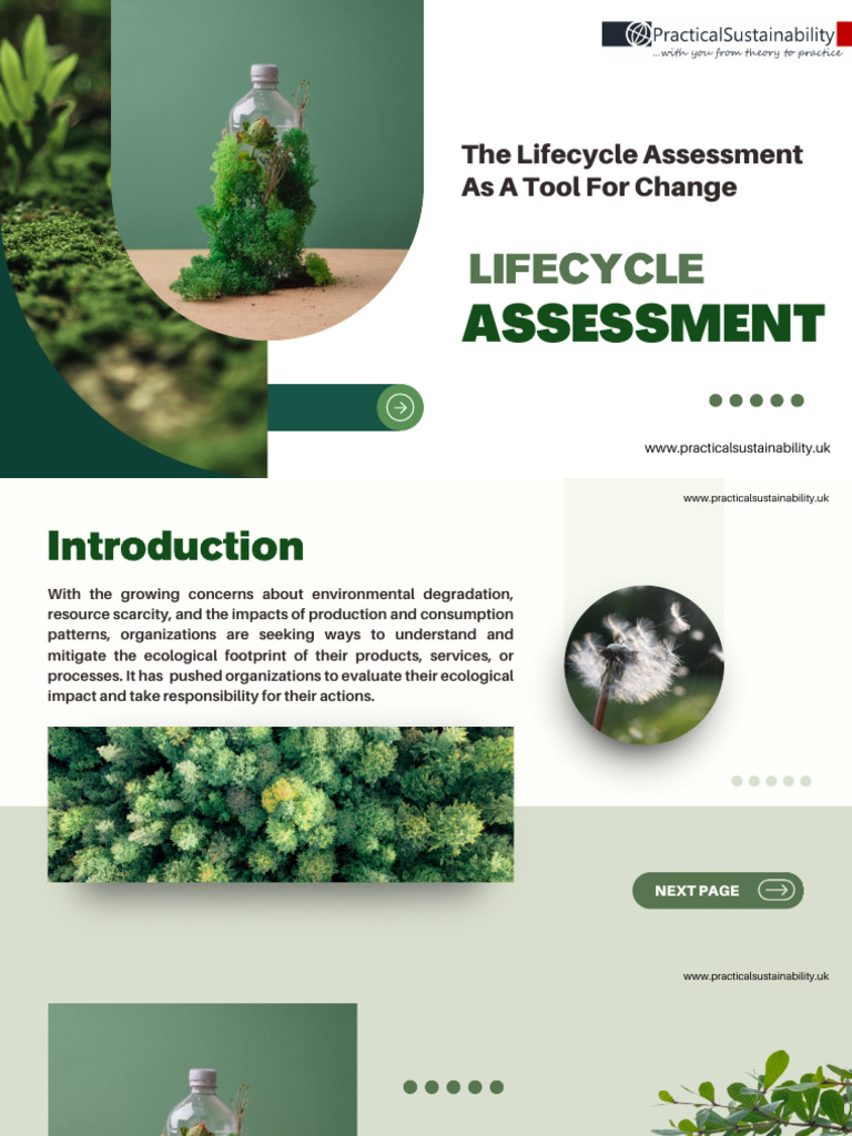Lifecycle Assessment for Sustainable Change | PDF | Life Cycle ...