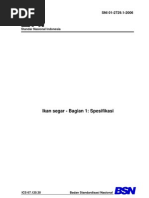 Download SNI 01-27291-2006 Spesifikasi Ikan Segar I by Arief Aditya Hutama SN94525361 doc pdf