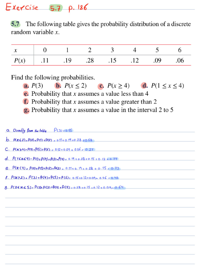 Homework For Chapter 5 | PDF