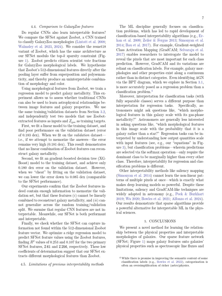 (30 Dec 2024) Insights On Galaxy Evolution From Interpretable Sparse ...