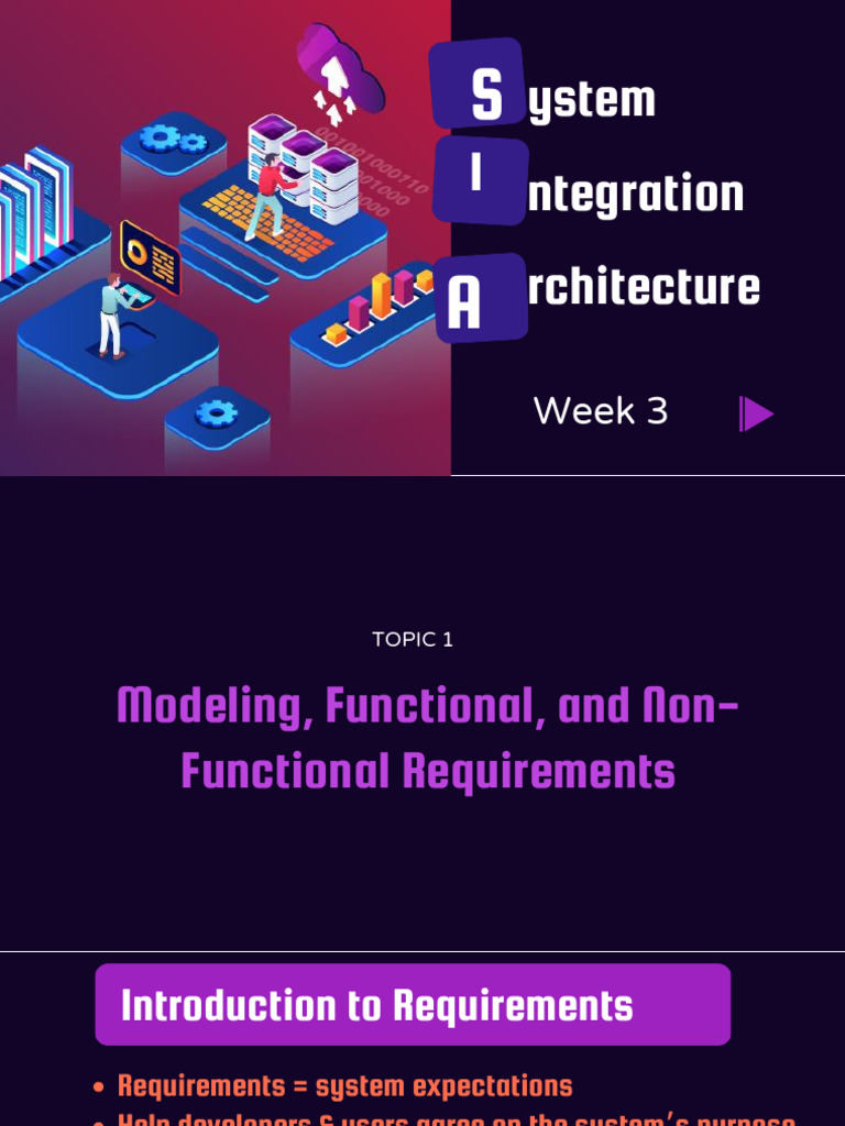 System Integration Architecture: Requirements Overview | PDF | Use Case ...