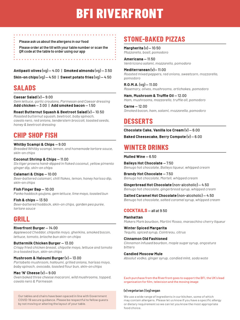 Riverfront Restaurant Menu Overview | PDF | French Fries | Hamburgers