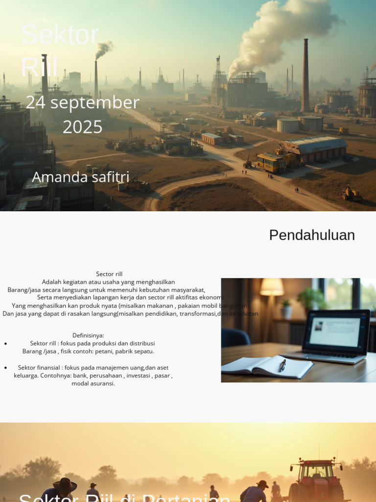 Potensi Sektor Riil di Indonesia | PDF