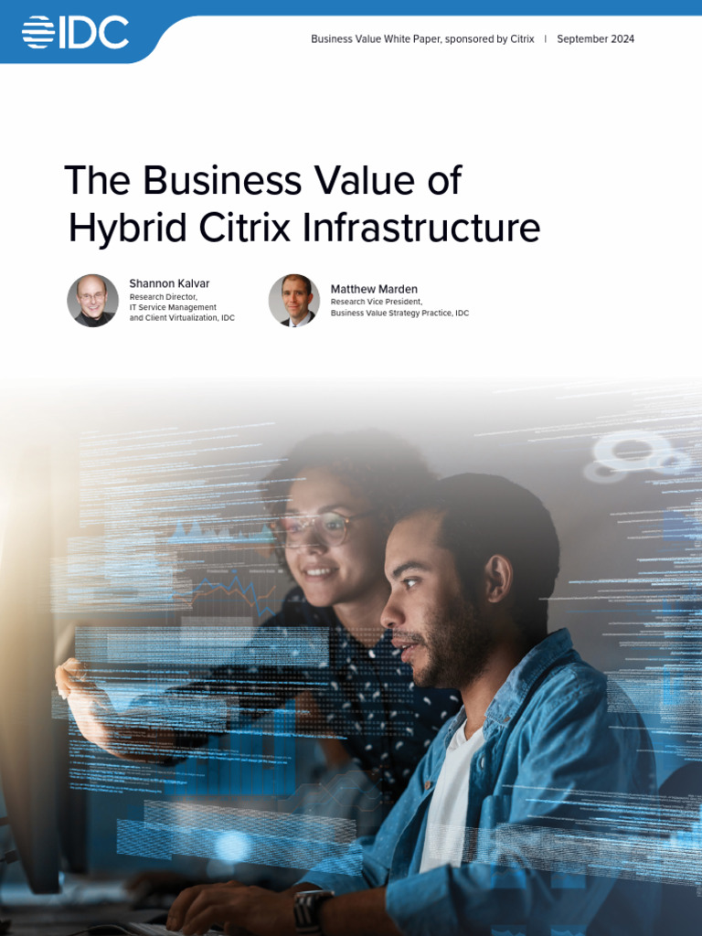 The Business Value of Hybrid Citrix Infrastructure | PDF | Cloud ...